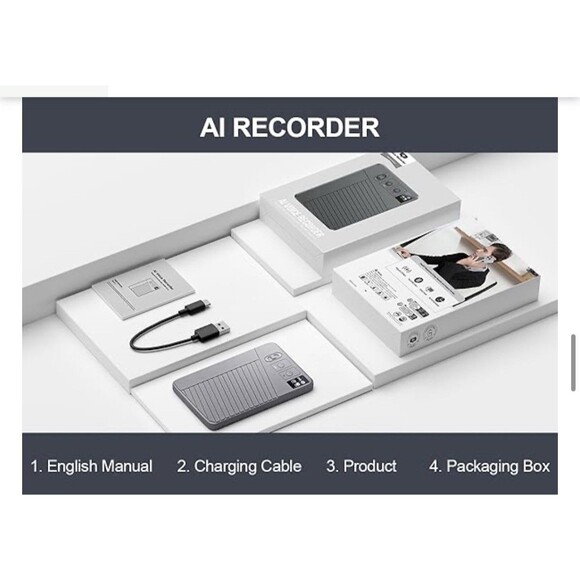 Banoshalo AI Voice Recorder Translation Transcription 107 Languages w ChatGPT - Picture 15 of 16